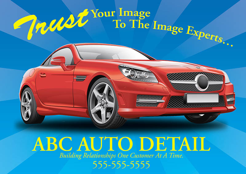 Auto Detailing And Car Wash Marketing Example