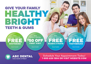 Bright Dentist Advertisement With Special Offer
