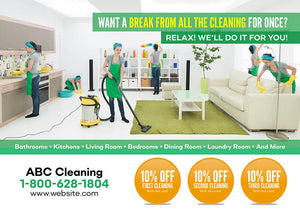 Cleaning Personalized Postcard
