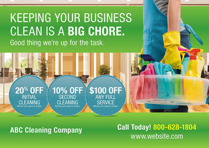 Cleaning Services Marketing Promotional Mailer