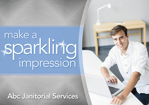 Commercial Cleaning Service Advertising Mailer Idea