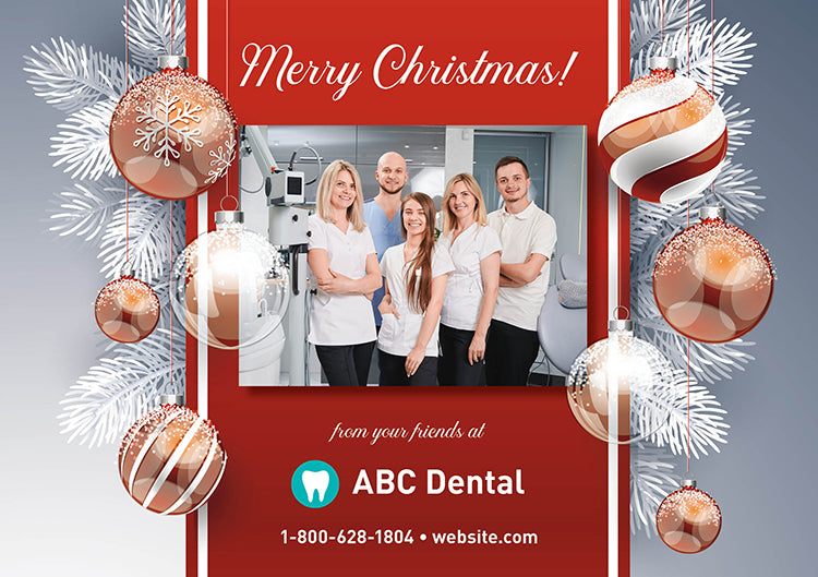 Dental Christmas Postcard