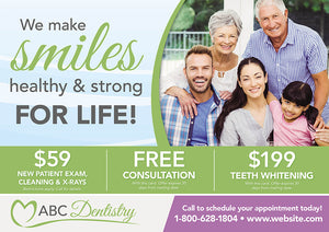 Dental New To Town Postcard Marketing
