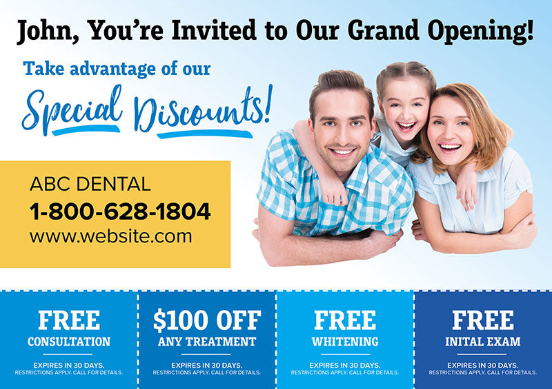 Dental Open House Invitation