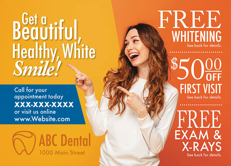 Dental Postcard For Generating Leads