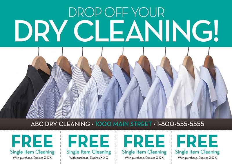 Dry Cleaning Franchise Marketing Promotional Mailer