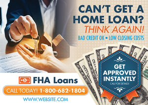FHA Loan Mortgage Advertisement