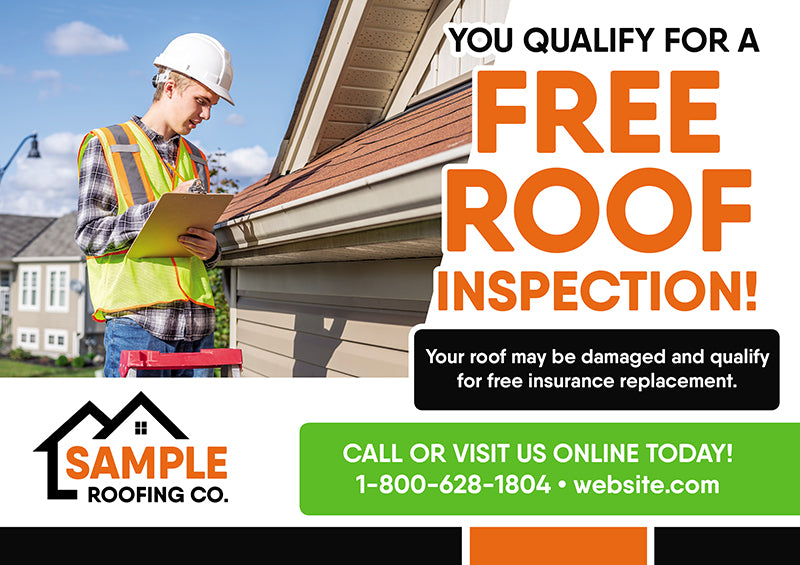 Free Inspection Roofing Postcard