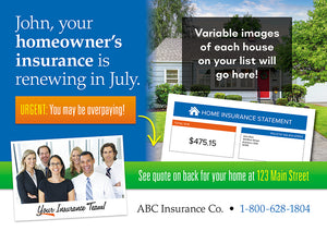 Insurance Variable Home Image Mailer