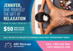 Massage Therapy Mailer