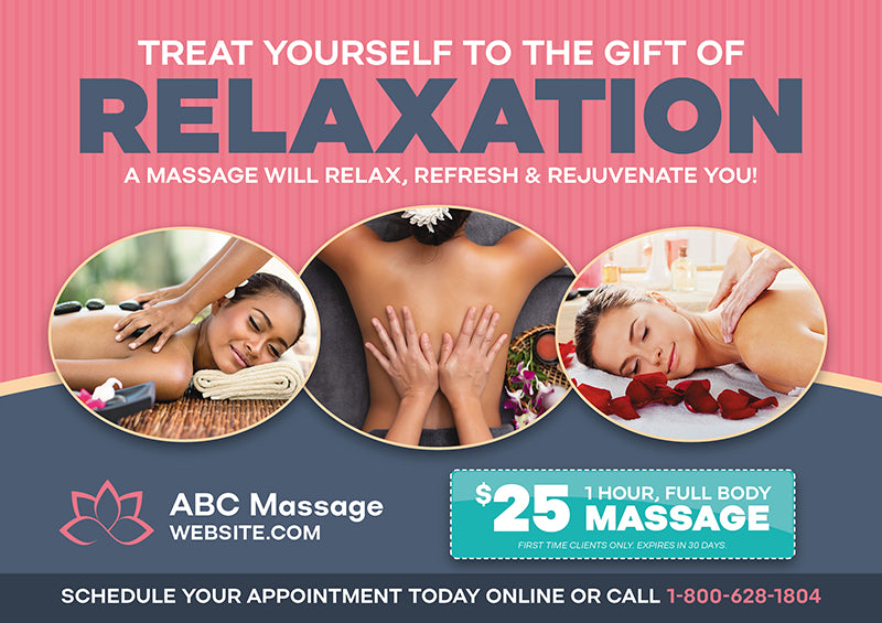 Massage Therapy Postcards