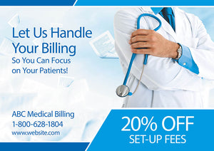 Medical Billing Postcard