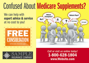 Medicare Supplement Insurance Postcard