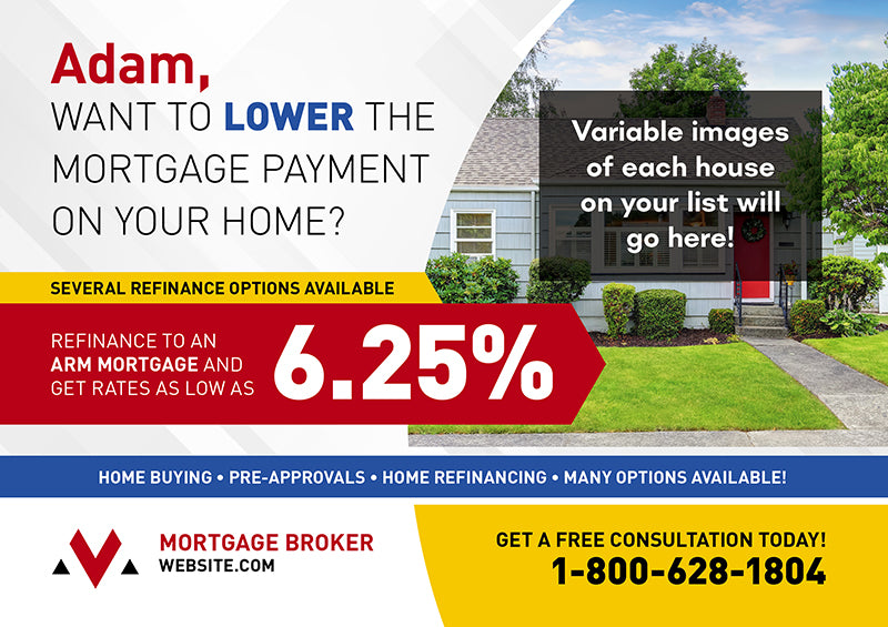 Mortgage Variable Home Image Mailer