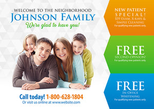 New In Town Family Dental Postcard