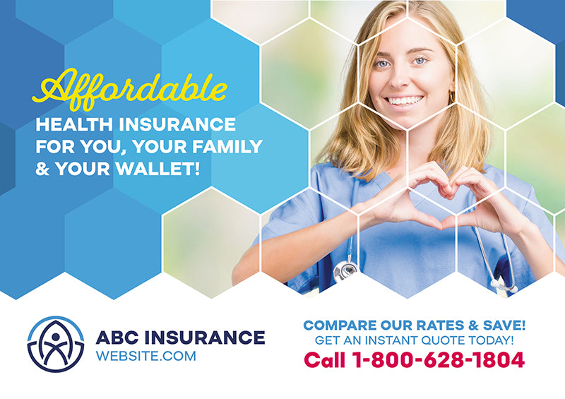 Obamacare Insurance Postcard