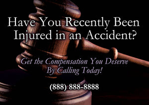 Personal Injury Attorney Postcard