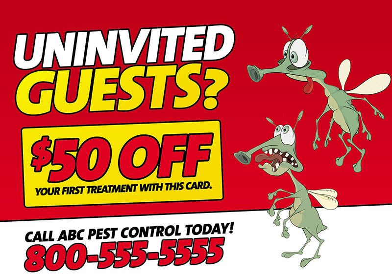 Pest Control Promotional Mailer