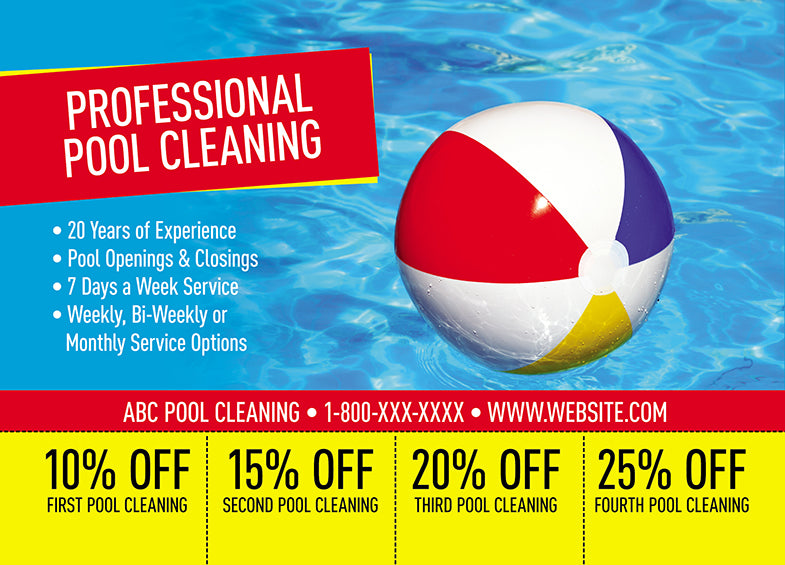Pool Cleaning Marketing Example