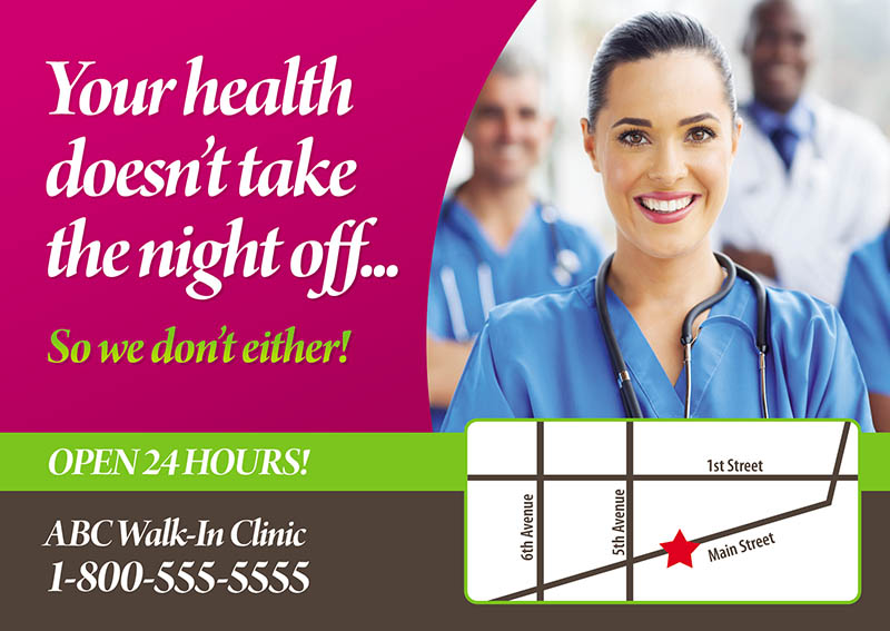 Private Practice Promotional Mailer Example