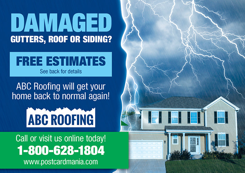 Damage Control Advert Hail Damage Roofing Ads CM We Successfully Helped A Client With