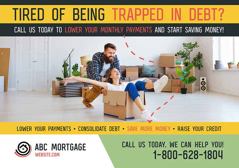 Sub-prime Mortgage Marketing Postcard