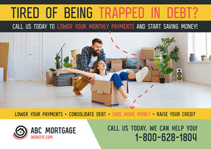 Sub-prime Mortgage Marketing Postcard