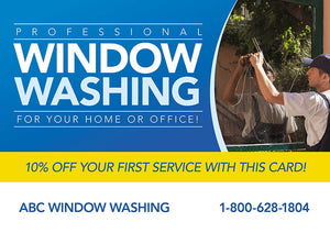 Window Washer Mail Piece Example